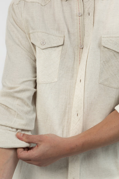 Men's Linen Work Shirt