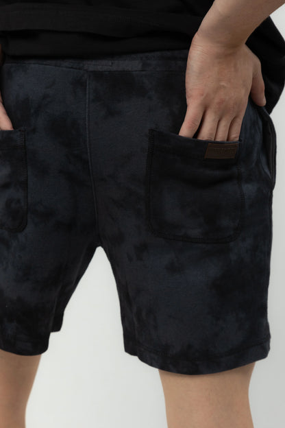 Dark Clouds Tie Dye Shorts