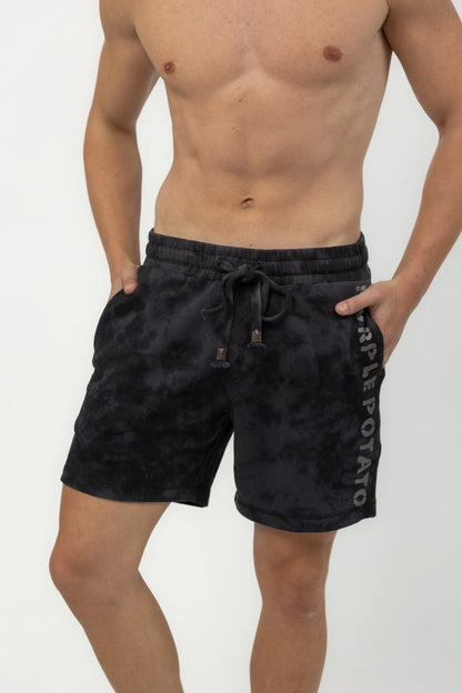 Dark Clouds Tie Dye Shorts