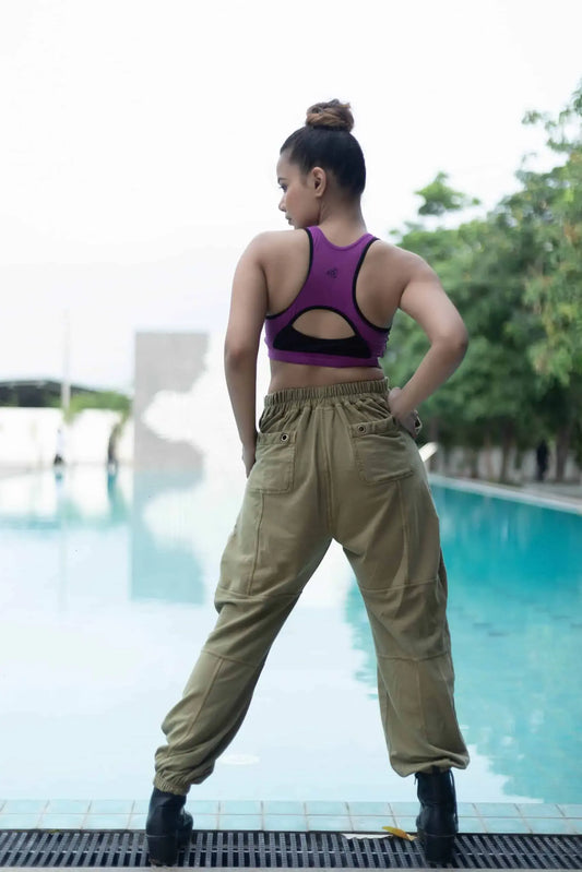 Snapdragon Joggers (Henna) - PURPLE POTATO