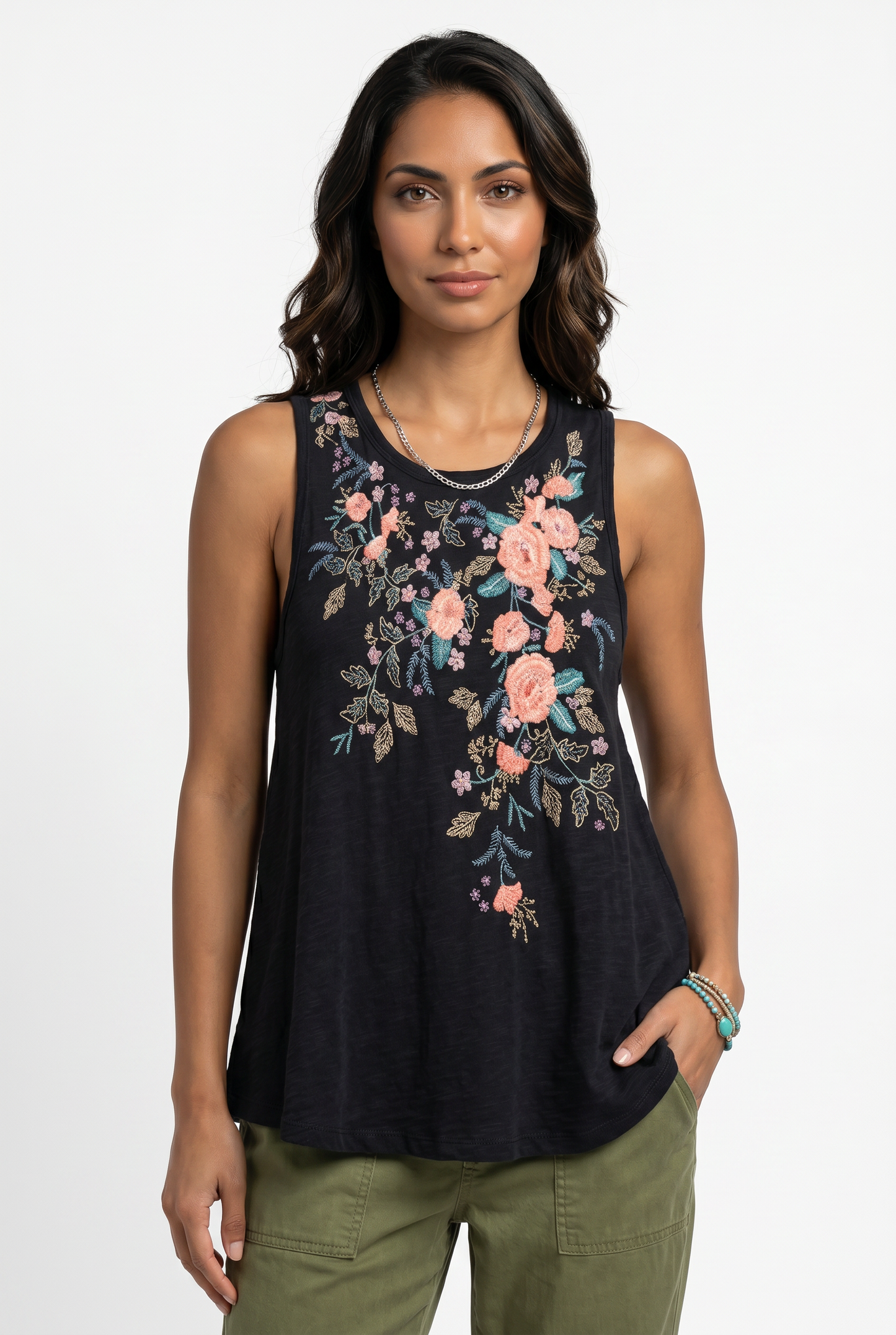 Wildflower Slub Jersey Tank